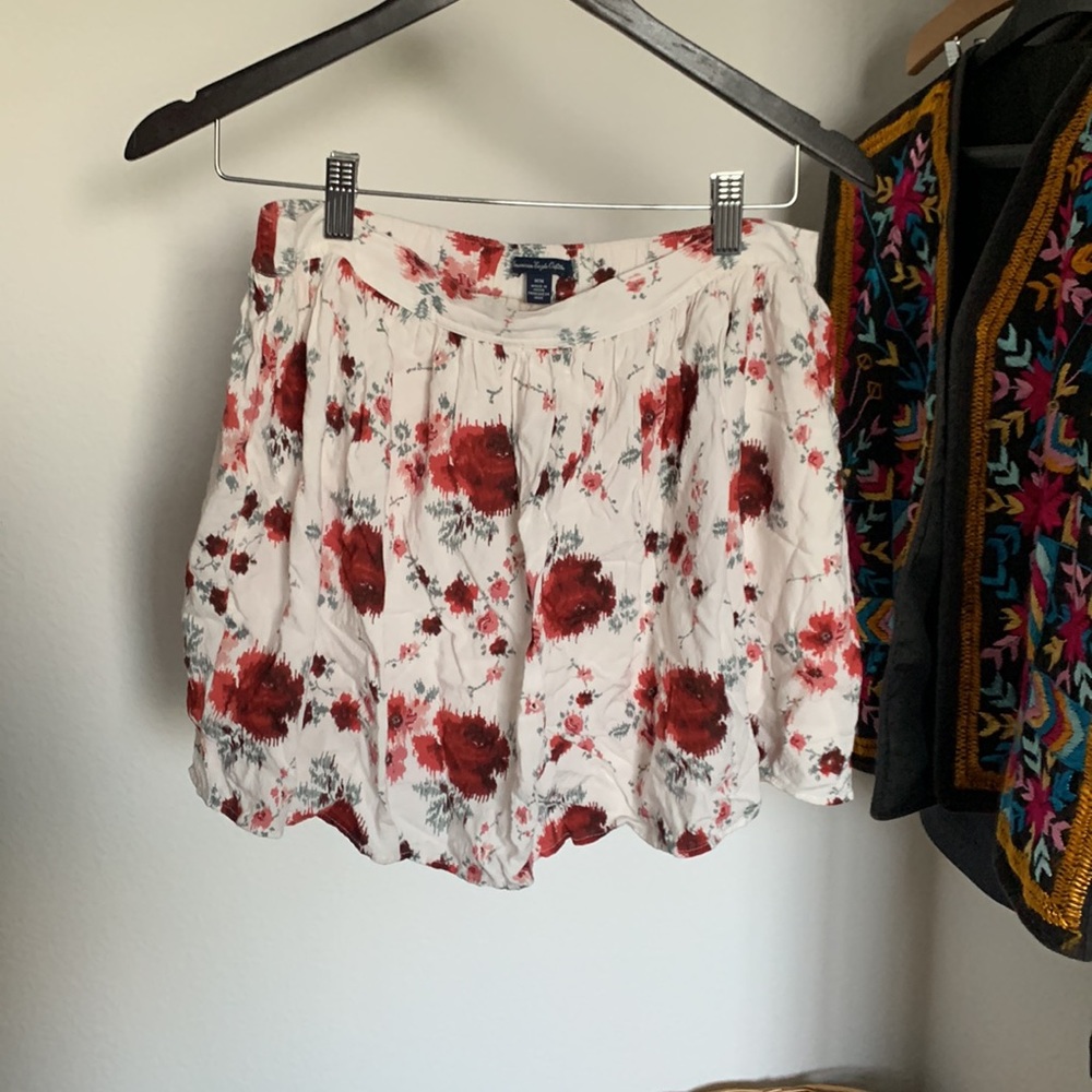 Vintage American eagle outfitters floral mini skirt M Preowned